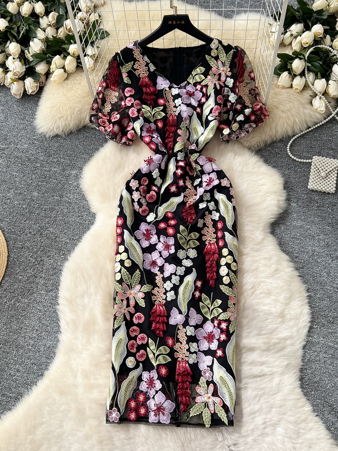 Don’t call me floral Dress FBC381 images